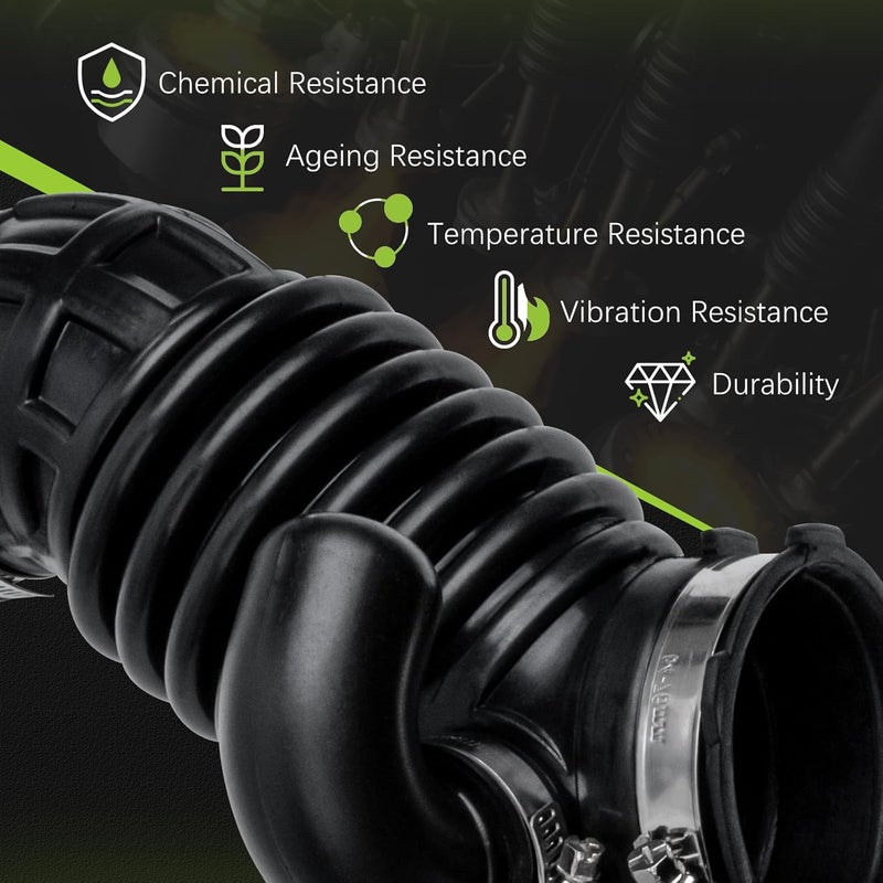 VINMS 16576-ET00A Engine Air Intake Hose Tube With Clamps for 2007 2008 2009 2010 2011 2012 Nissan Sentra 2.0L - Image 5